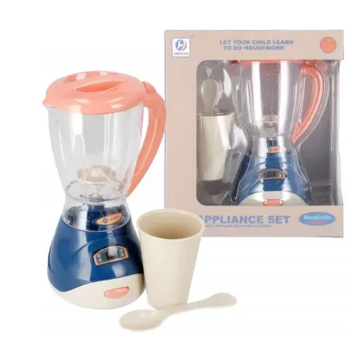 Mixér s hrnčekom a lyžičkou na batérie 10x17x8cm