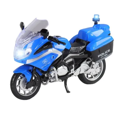 Motorka polícia s efektmi 18cm