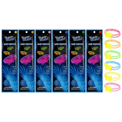 Náramok fluorescenčný s doplnkami mix