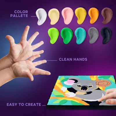 OKTO Maľovanie hmotou podľa čísel "Koala" 29x29 cm