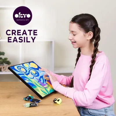 OKTO Maľovanie hmotou podľa čísel "Malý princ" 29x29 cm