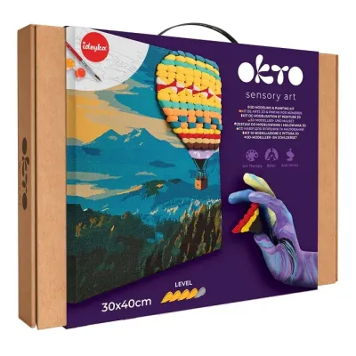 OKTO Výtvarný set "Hot air balloon flight" 30x40cm