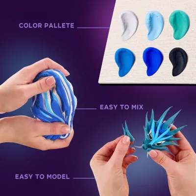 OKTO výtvarný set Manga motív živlov "Voda" 30x40 cm