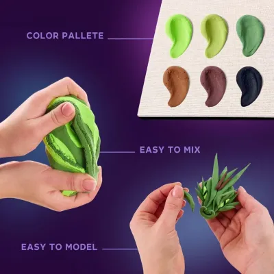 OKTO výtvarný set Manga motív živlov "Zem" 30x40 cm