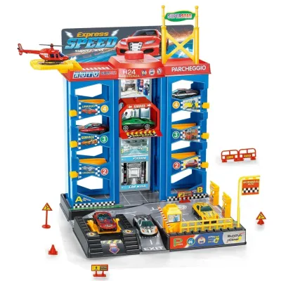 Parkovací dom s výťahom a vrtuľníkom 37cm