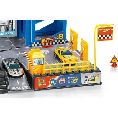 Parkovací dom s výťahom a vrtuľníkom 37cm