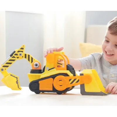 Paw Patrol Buldozér s pohyblivými prvkami Rubble a jeho tím 38cm