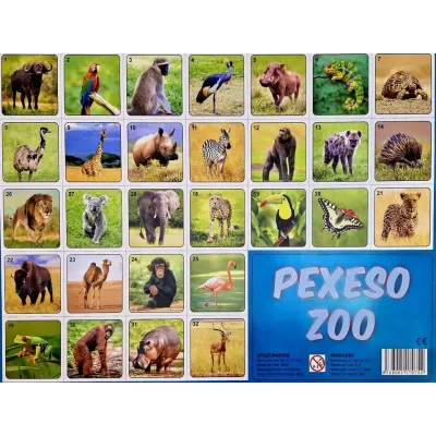 Pexeso Zoo 32 dvojic