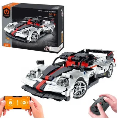 Pretekárske auto RC mechanická stavebnica 476 dielikov