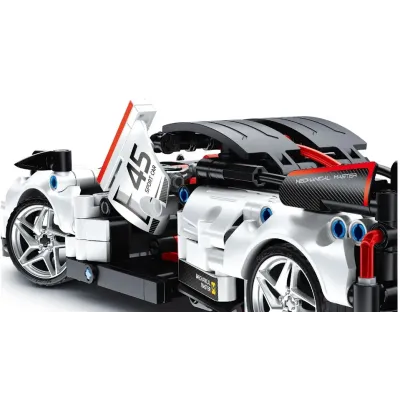 Pretekárske auto RC mechanická stavebnica 476 dielikov