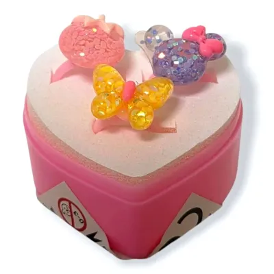 Prstienky s glitrovou ozdobou 3ks