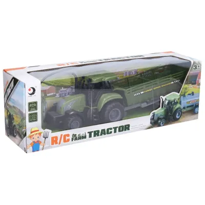 RC traktor s vlečkou Farm 37cm