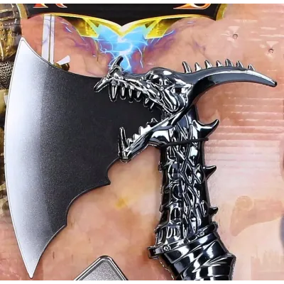 Rytierska rukavica a sekera 33cm sada