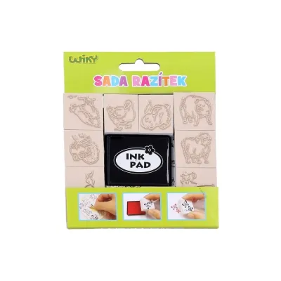 Sada pečiatok s nálepkami