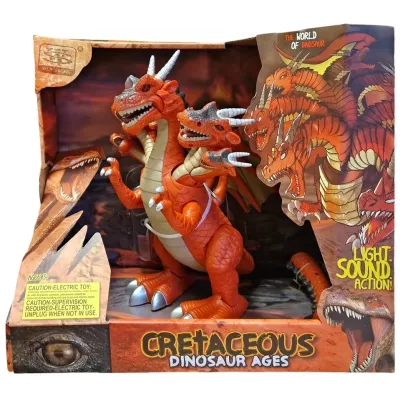 Sedemhlavý drak s efektmi 31cm