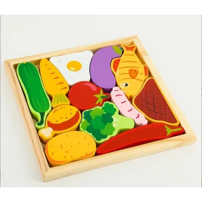 Skladačka drevená potraviny