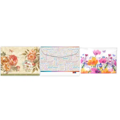 Obal PP zapínací A4 vzorovaný AG