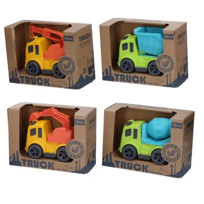 Stavebné stroje Bioplast auto 10cm