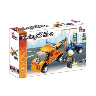 Stavebnica Alleblox TowingService 124ks