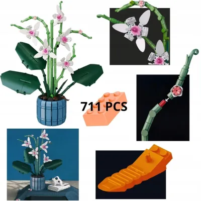 Stavebnica kvety "Lotus petal orchid" 711ks