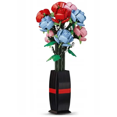 Stavebnica kvety "Scarlet Whisper" 756ks