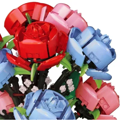 Stavebnica kvety "Scarlet Whisper" 756ks