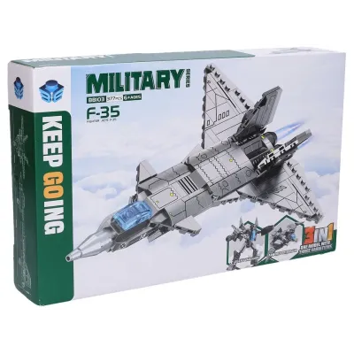 Stavebnica stíhačka 3v1