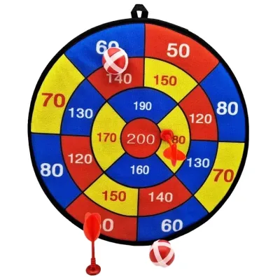 Terč s loptičkami a šípkami 35cm