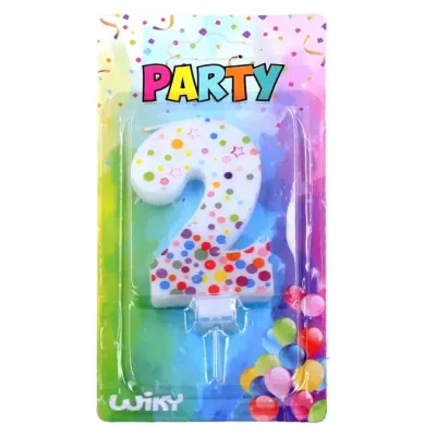 Tortová sviečka s bodkami č.2