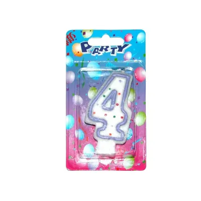 Tortová sviečka s bodkami č.4