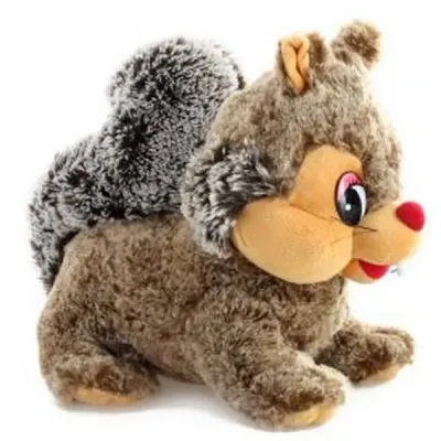 Veverička plyšová 30cm