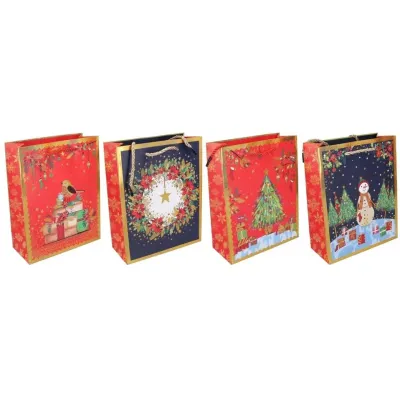 Vianočná darčeková taška 23x18x8cm