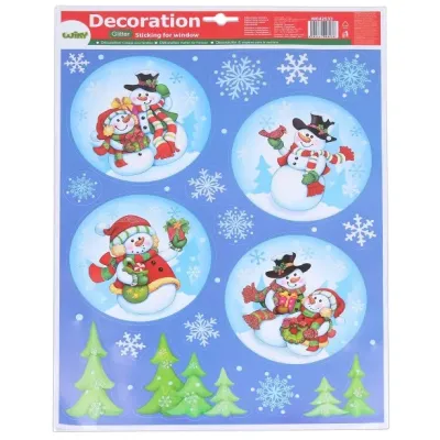 Vianočná nálepka na okno 29x41cm