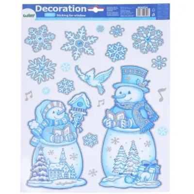 Vianočná nálepka na okno 29x41cm