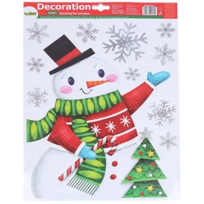 Vianočná nálepka na okno 29x41cm-