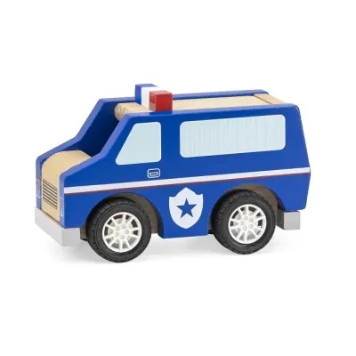 Viga Drevené policajné auto 13cm