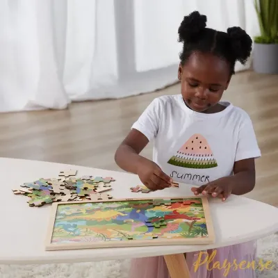 Viga Drevené puzzle Dinosaurus 48ks