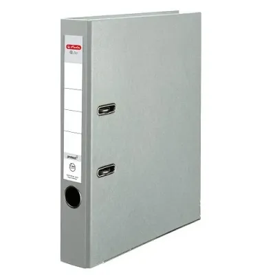 Kancelársky poradač pákový HERLITZ 5 sivý