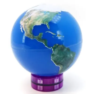 Vodná loptička zemeguľa 6cm