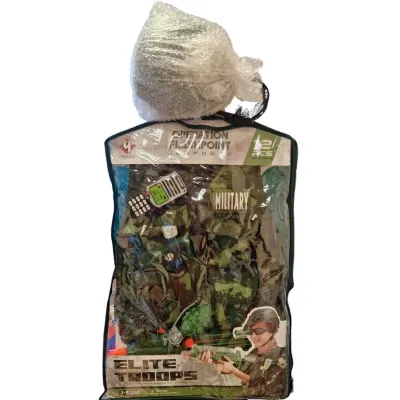 Vojenská sada s prilbou