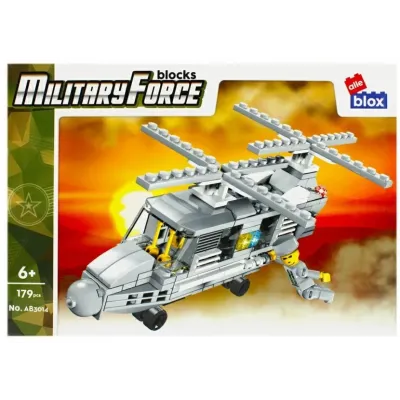 Vojenský vrtuľník stavebnica 179ks