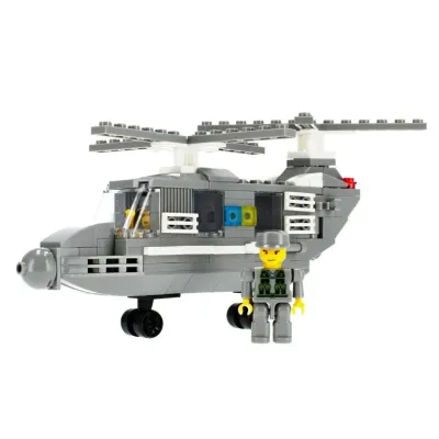 Vojenský vrtuľník stavebnica 179ks