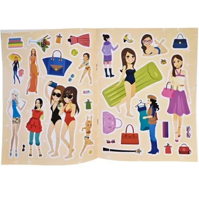 Vytvor si svoju vlastnú módu +120nálepiek