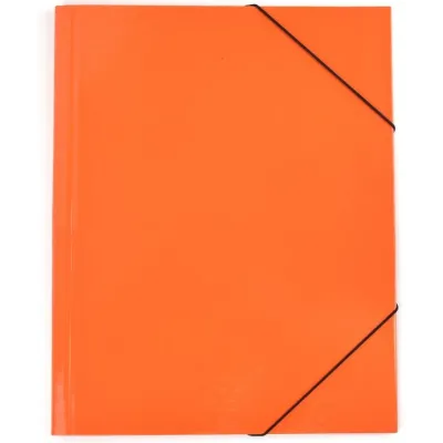 Dosky A4 lamino s gumičkou oranžové - O