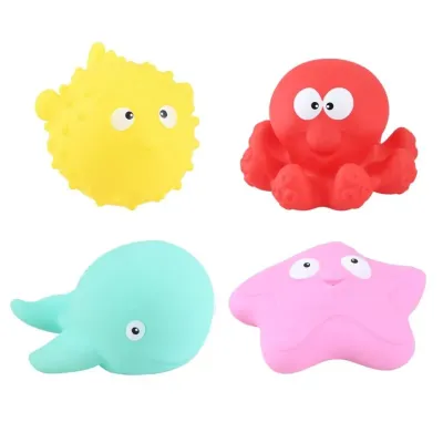 Zvieratká do vody set 4ks