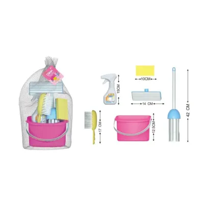 Upratovacia sada v kýbliku