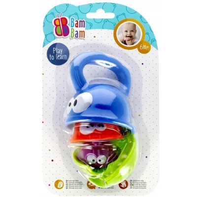 Bam Bam Farebné kelímky rybičky do vody