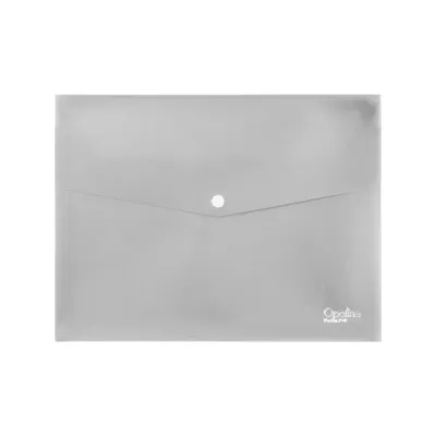 Obal PP zapínací A4 OPALINE rozšírený priehľadný číry