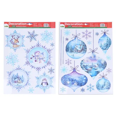 Vianočná nálepka na okno 29x41cm