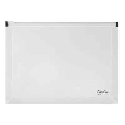 Obal PP s plastovým zipsom X dno A4 číry